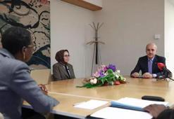 TBMM Başkanı Numan Kurtulmuş, Parlamentolar Arası Birlik Başkanı Ackson ile bir araya geldi