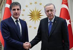 Cumhurbaşkanı Erdoğan, IKBY Başkanı Barzani'yi kabul etti