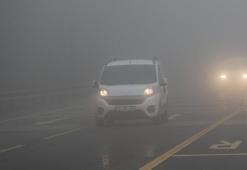 Bolu Dağı'nda sis ve sağanak ulaşımı olumsuz etkiledi