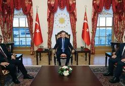 Dolmabahçe'de kritik toplantı! Erdoğan, Bakan Tunç ve Bakan Memişoğlu'nu kabul etti