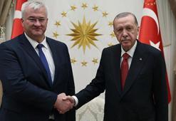 Cumhurbaşkanı Erdoğan, Ukrayna Dışişleri Bakanı Sybiha’yı kabul etti