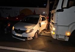 Tıra çarpan ehliyetsiz sürücü 5,46 promil alkollü çıktı