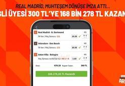 Real Madrid, muhteşem dönüşe imza attı… Misli üyesi 300 TL’ye 168 bin 278 TL kazandı!