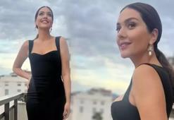 Bergüzar Korel'in Cannes tarzı! Siyah elbisesi oldukça beğenildi