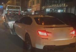 Kayseri'de drift yapan sürücü hem ehliyetinden hem aracından oldu