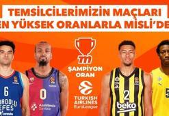 EuroLeague'de Türk gecesi! Anadolu Efes-Barcelona ve Fenerbahçe Beko-Maccabi Playtika maçlarının tüm detayları ve en yüksek iddaa oranları...