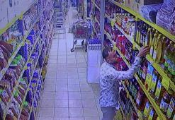 Müşteri gibi girdi, saniyeler içinde çalıp kaçtı: Adana'da ayçiçek yağı hırsızı kamerada