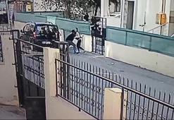 Boşanma aşamasındaki karısını kaçırmaya çalıştı: O anlar güvenlik kamerasında