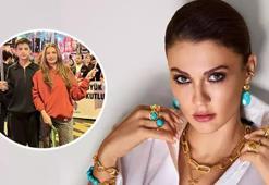 Burcu Özberk'in bayram kombini! Kutlamalara katıldı