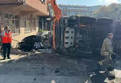 İBB yol bakım aracı dehşet saçtı! 9 araç birbirine girdi: 3 yaralı