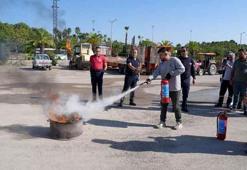 Çukurova Belediyesi'nde personele temel yangın eğitimi