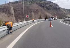 Yollarda motorcu dostu bariyer! 177 kilometrenin montajı yapıldı