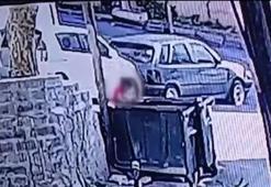 Mezarlıkta ölü olarak bulunan Şirin'in katiliyle karşılaştığı an güvenlik kamerasına böyle yansıdı