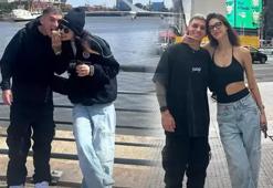 Devrim Özkan ve Lucas Torreira'dan tatil kaçamağı