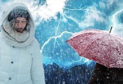 Son hava durumu raporu açıklandı! Kar ve karla karışık yağmur uyarısı Meteoroloji'den geldi
