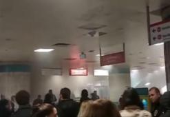 Yenikapı-Hacıosman metrosunda yangın!