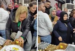 İzmir Bergama'da mağaza açılışında izdiham: Birbirlerini böyle ezdiler