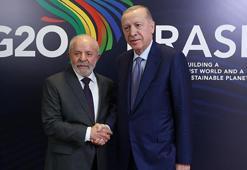 Cumhurbaşkanı Erdoğan, Rio De Janerio'da Lula ile görüştü
