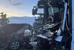 Afyonkarahisar'da yolcu otobüsünün de karıştığı kazada 30 kişi yaralandı