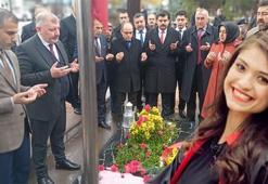 Şehit Aybüke öğretmen, kabri başında anıldı