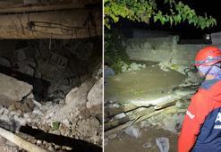 Mardin’de aşırı yağıştan müstakil ev çöktü! Yaralılar var