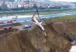 Trabzon'da deniz kenarında duran uçak davasında pilotlara ceza talebi