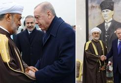 Cumhurbaşkanı Erdoğan, Umman Sultanı Heysem bin Tarık'ı karşıladı