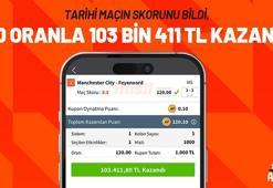 Tarihi maçın skorunu bildi, Misli’de 120 oranla 103 bin 411 TL kazandı!