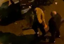 Kağıthane'de uzaklaştırma kararı verilen eski sevgili kapının önüne gelerek cama taş attı!