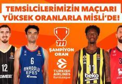 Fenerbahçe Beko ve Anadolu Efes zafer için sahada, yüksek oranlar Misli'de!
