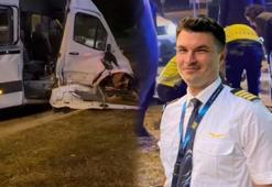 Adana'da uçuş ekibini taşıyan araç kaza yaptı: Kaptan pilot hayatını kaybetti, 9 yaralı