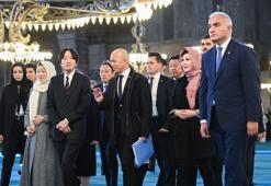 Japonya Veliaht Prensi Fumihito ve Veliaht Prensesi Kiko Ayasofya'yı ziyaret etti