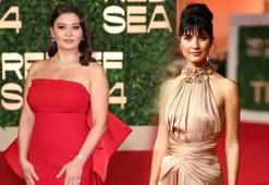 Dünyaca ünlü isimlerin katıldığı festival! Nurgül Yeşilçay kırmızı elbisesiyle dikkatleri üzerine çekti