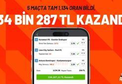 Misli’de 5 maçta tam 1.134 oran bildi, 234 bin 287 TL kazandı!