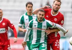 Antalyaspor, Konya'da 1 puanı uzatmalarda aldı