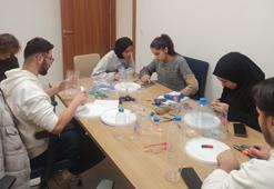 Erzincan'da öğrenciler kuşlara yemlik hazırladı!