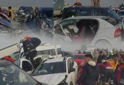 Van'da onlarca araç birbirine girdi! Resmen facia, ölü ve yaralılar var