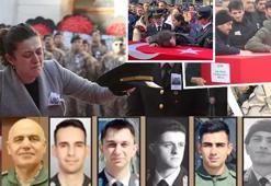 Isparta'da şehit düşen askerlerimize veda! 'Allah'ım cennetine al' diyerek uğurladı