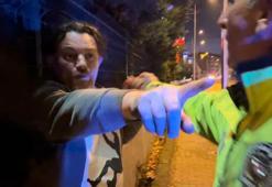 Bursa'da trafik magandası polisi tehdit etti; Haritadan kendine yer beğen!