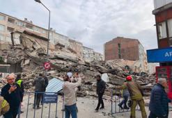Güngören Haznedar'da yıkım çalışması sırasında bina çöktü!