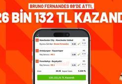 Bruno Fernandes 88’de attı, 126 bin 132 TL kazandı!