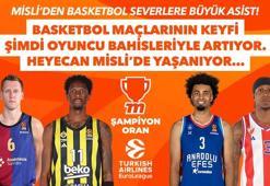 Misli’den basketbol severlere büyük asist! Basketbol maçlarının keyfi şimdi oyuncu bahisleriyle artıyor. Heyecan Misli’de yaşanıyor….
