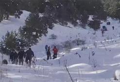 Erzurum Palandöken Kayak Merkezi'nde çığ düştü