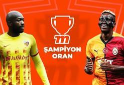 Namağlup lider Galatasaray, Kayserispor deplasmanında! Bu maçın heyecanı Şampiyon Oranlar ile Misli’de!