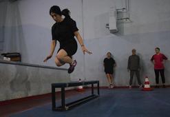 Diyarbakır'da POMEM fiziki mülakatına hazırlanan adaylar antrenmanda ter döküyor