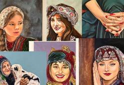 Nevşehir'de, görsel sanatlar öğretmeni Zeliha Bazoğlu'na, anneannesinin çeyiz sandığı ilham kaynağı oldu