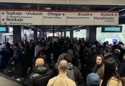 İstanbul'da metro hattında teknik arıza! Seferler durdu