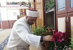 Tokatlı imam cami içini çiçek bahçesine çevirdi! 'Çocuğa bakar gibi ilgileniyorum'