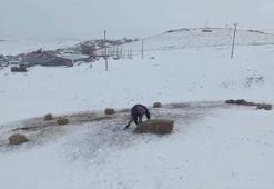 İki gündür aralıksız kar yağıyor! Bitlis'te 2 bin 150 rakımda zorlu kış mesaisi