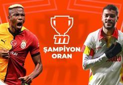 Galatasaray'ın konuğu Göztepe! Şampiyon Oran farkıyla yüksek oranlar Misli'de...